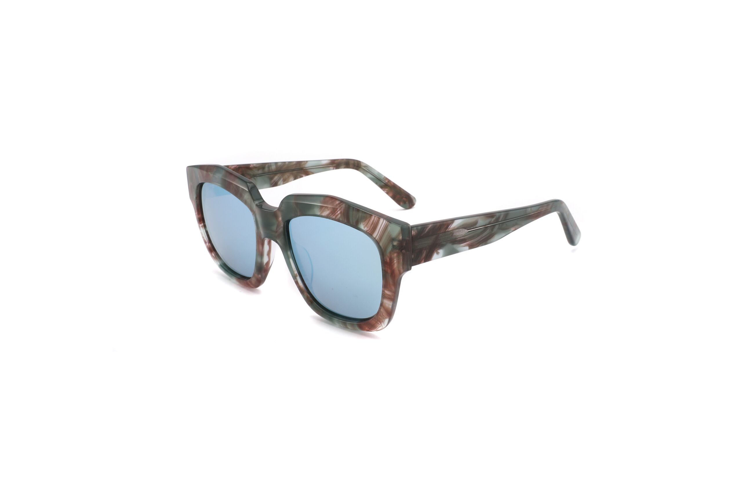 Bold Textured Pattern Large Square Sunglasses CSA3005