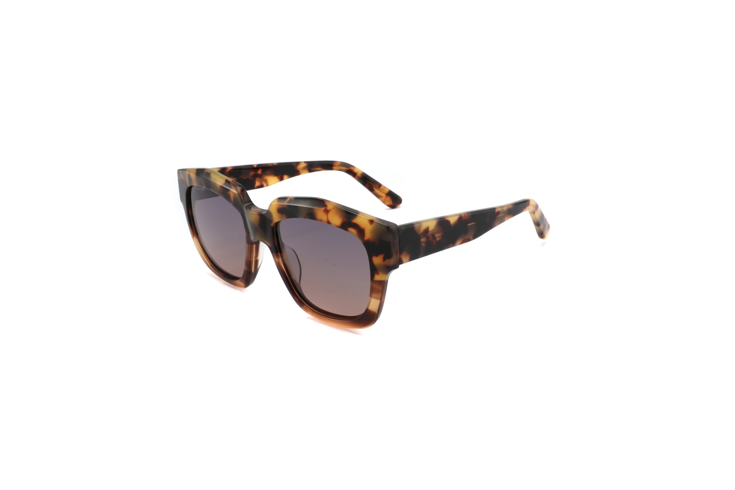 Bold Textured Pattern Large Square Sunglasses CSA3005