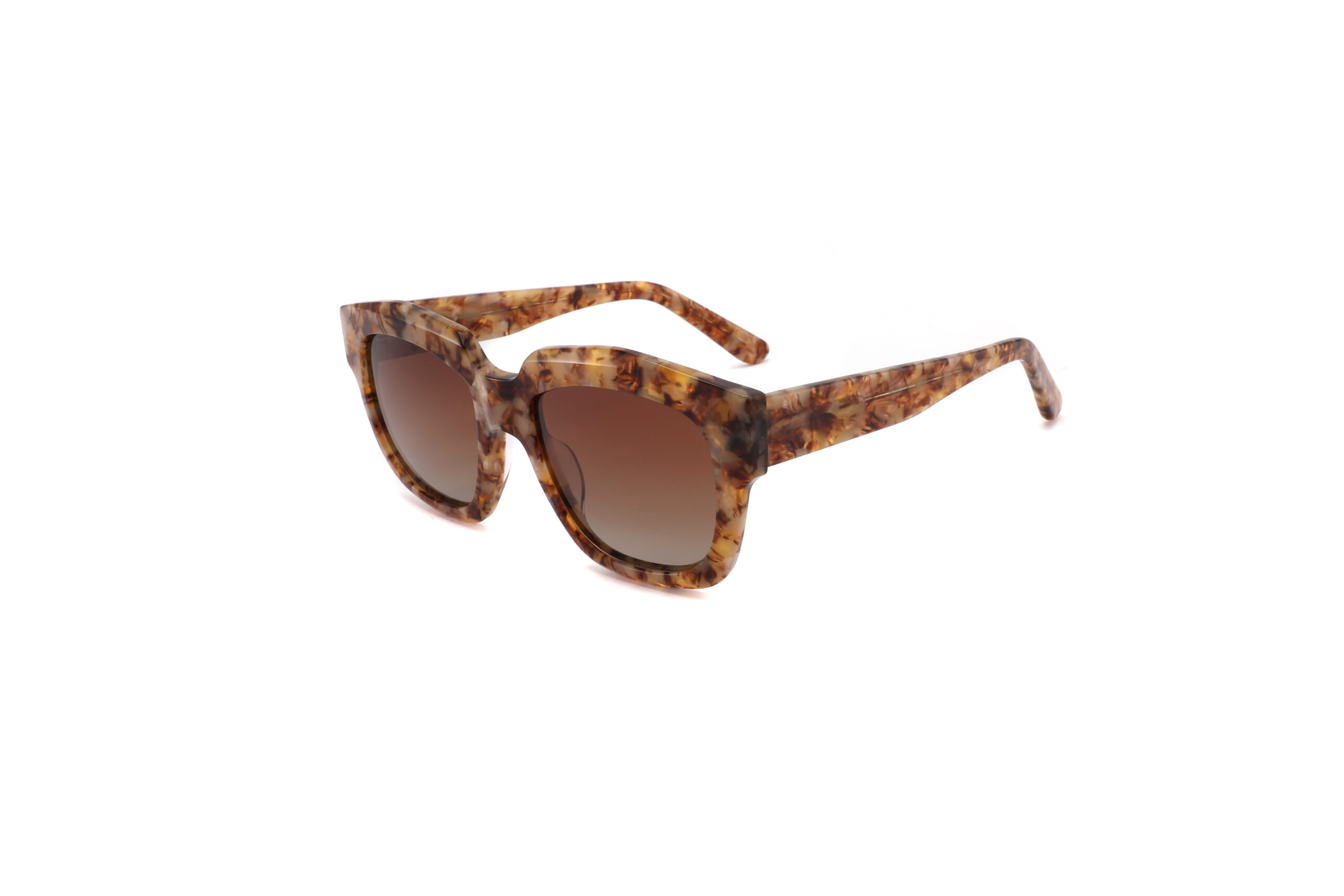 Bold Textured Pattern Large Square Sunglasses CSA3005