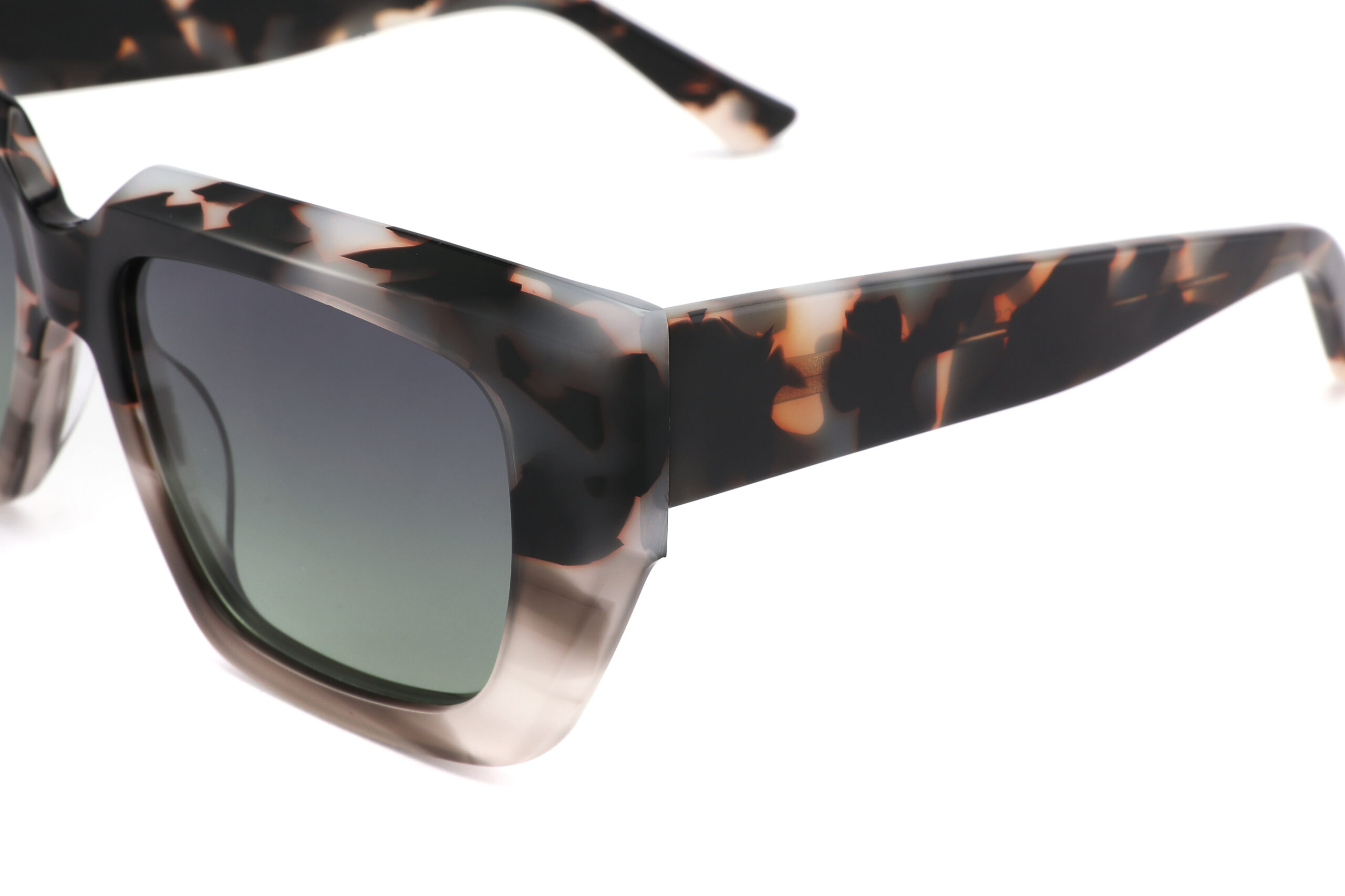 Modern Bold Angular Square Patterned Sunwear CSA3003