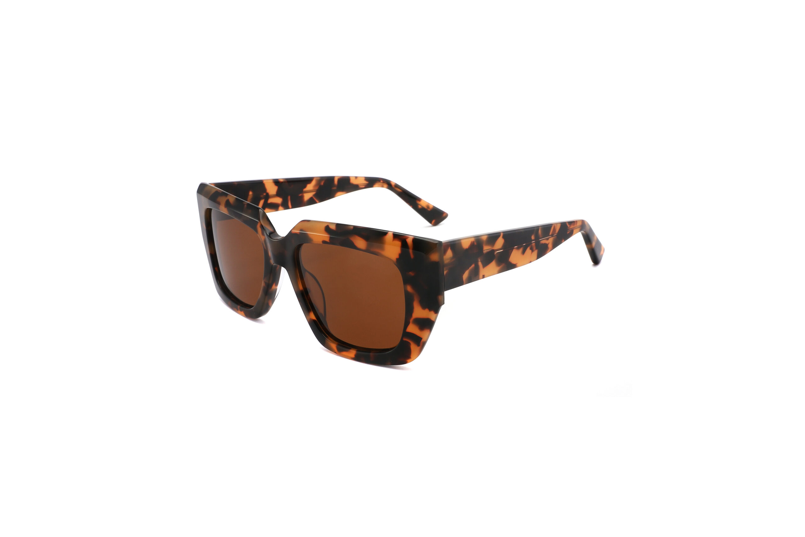 Modern Bold Angular Square Patterned Sunwear CSA3003