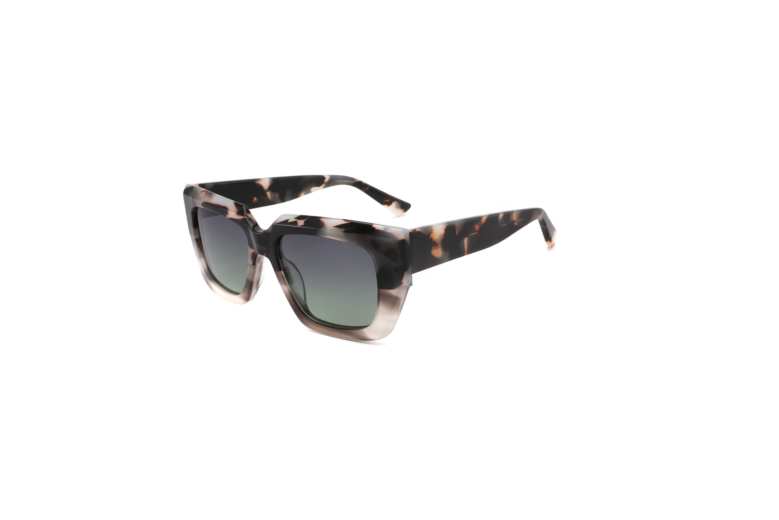 Modern Bold Angular Square Patterned Sunwear CSA3003