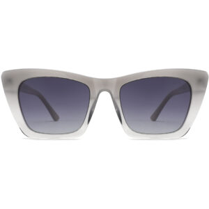 Modern Refined Cateye Square Acetate Sunglasses CSA3060