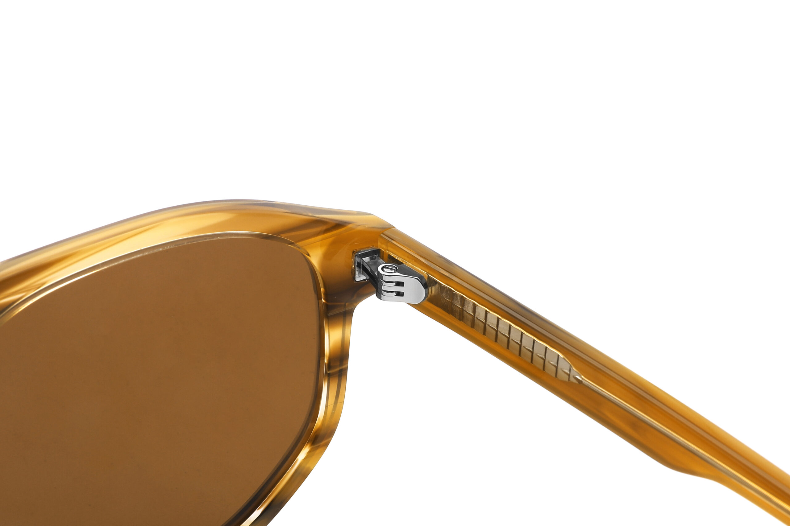 Modern Double-Bridge Aviator Acetate Sunglasses CSA3055