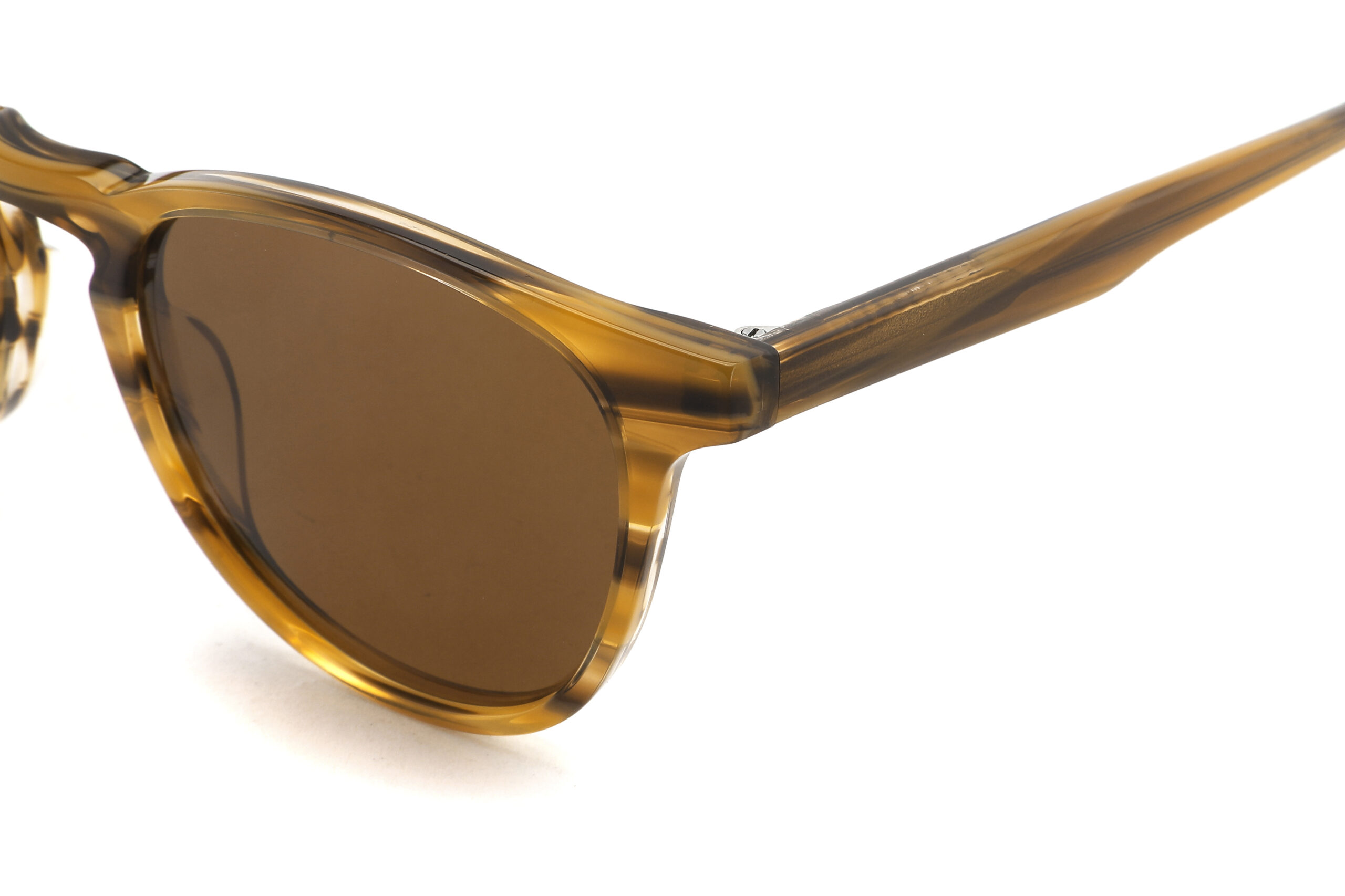 Slim Round Acetate Sunglasses For Ladies CSA3058