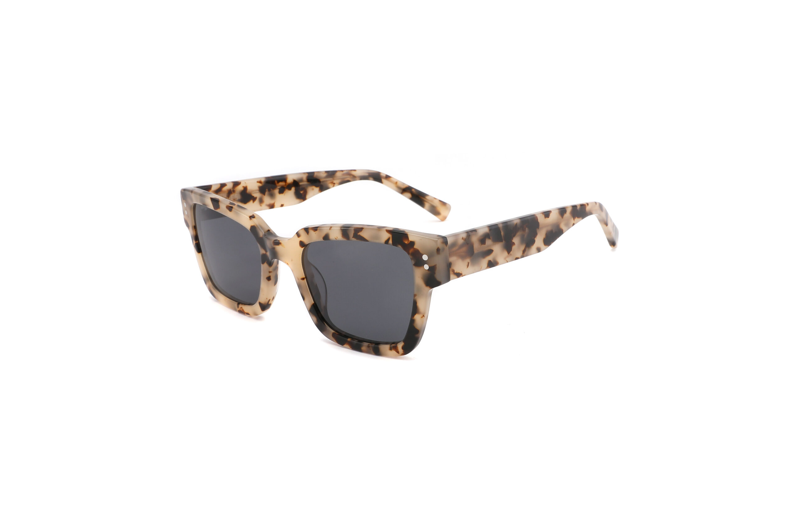 Bold Geometric Patterned Acetate Sunglasses - CSA3018