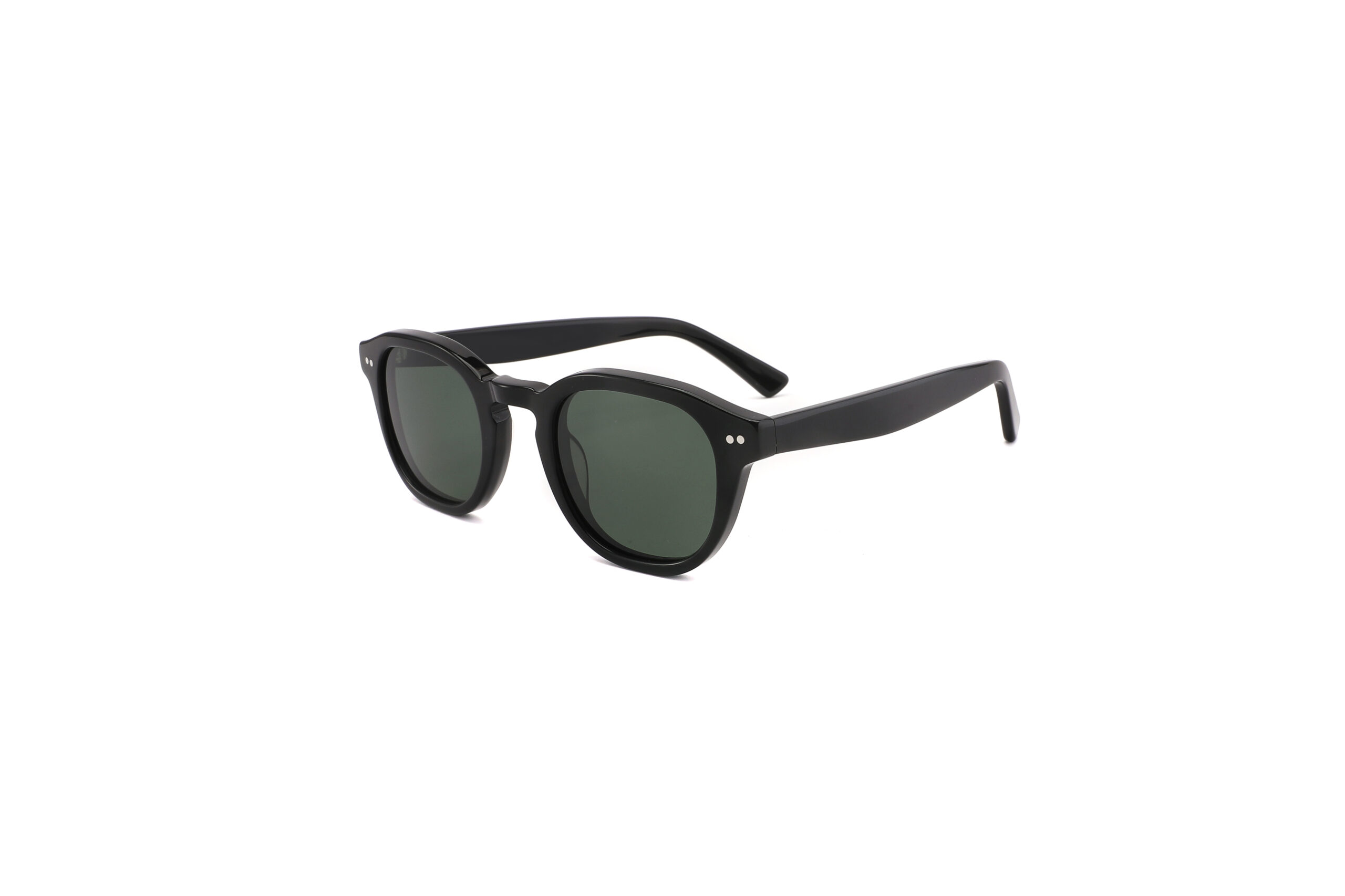 Retro Panto-Style Acetate Sunglasses CSA3019