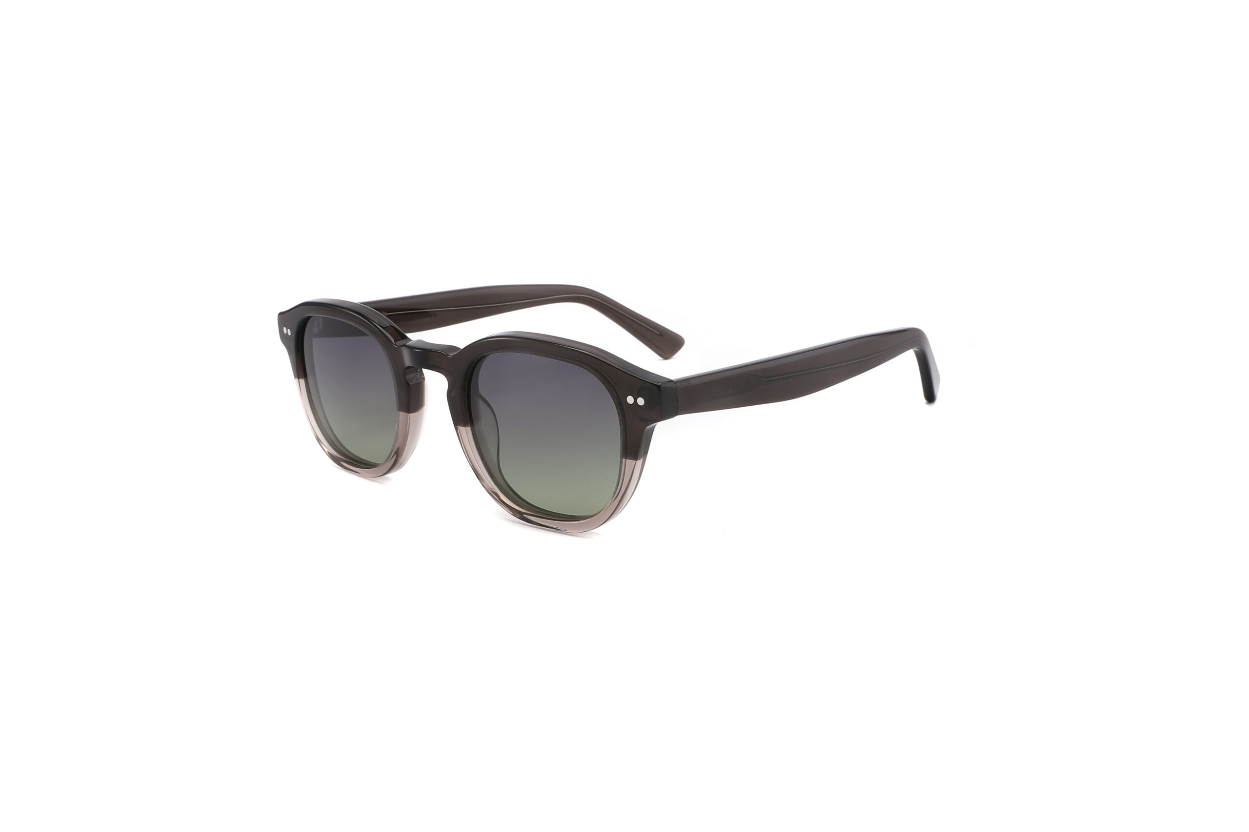 Retro Panto-Style Acetate Sunglasses CSA3019