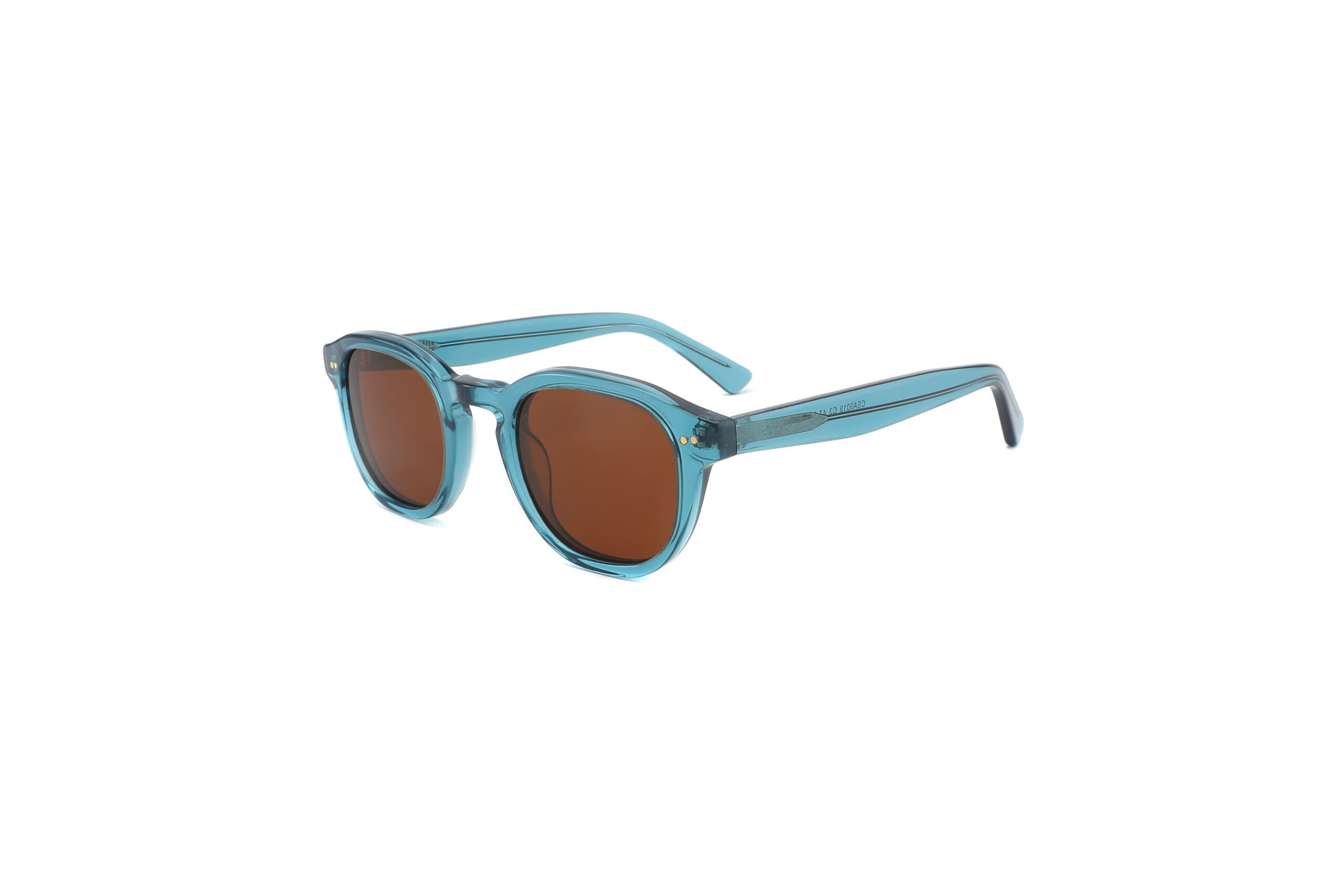 Retro Panto-Style Acetate Sunglasses CSA3019