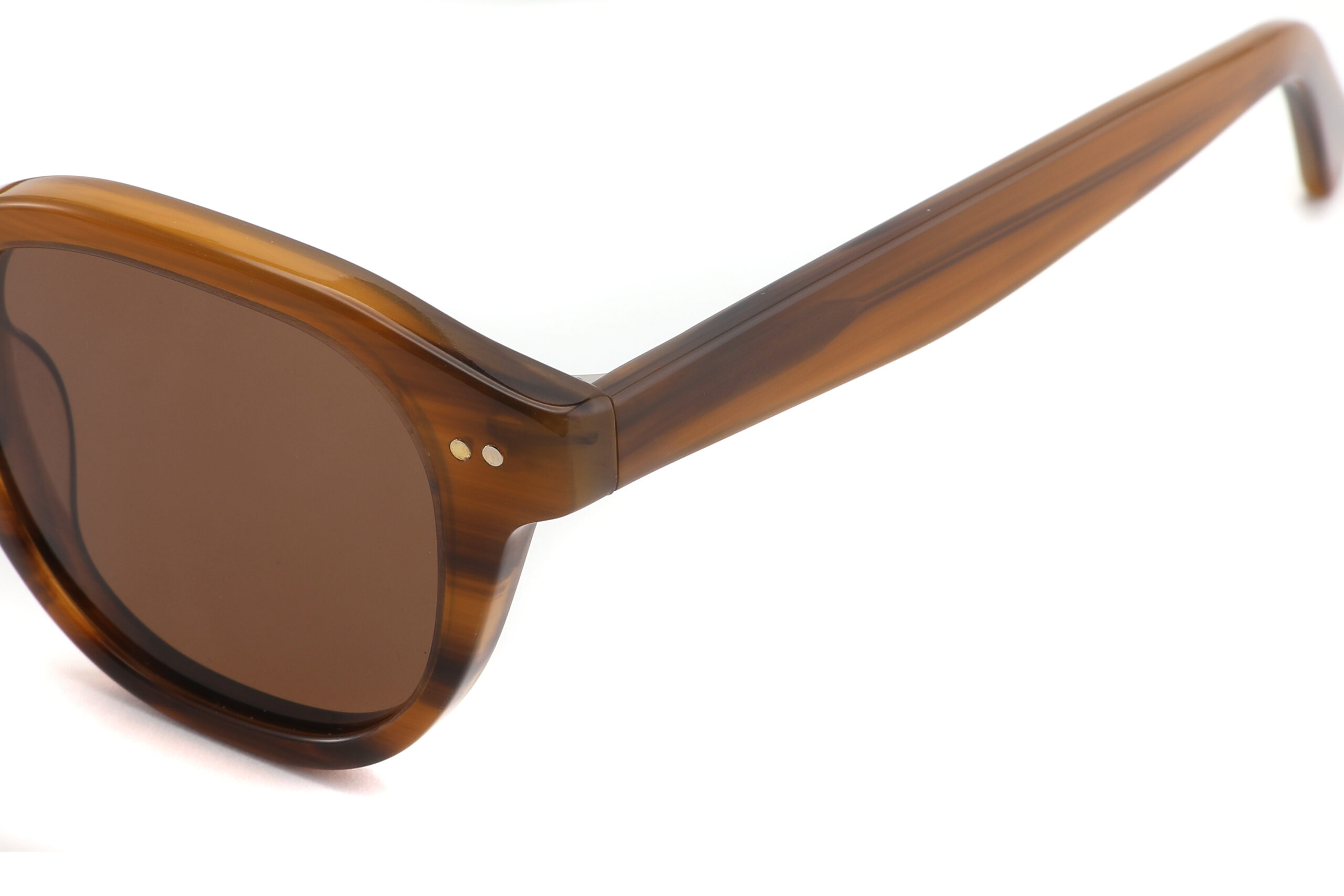 Retro Panto-Style Acetate Sunglasses CSA3019