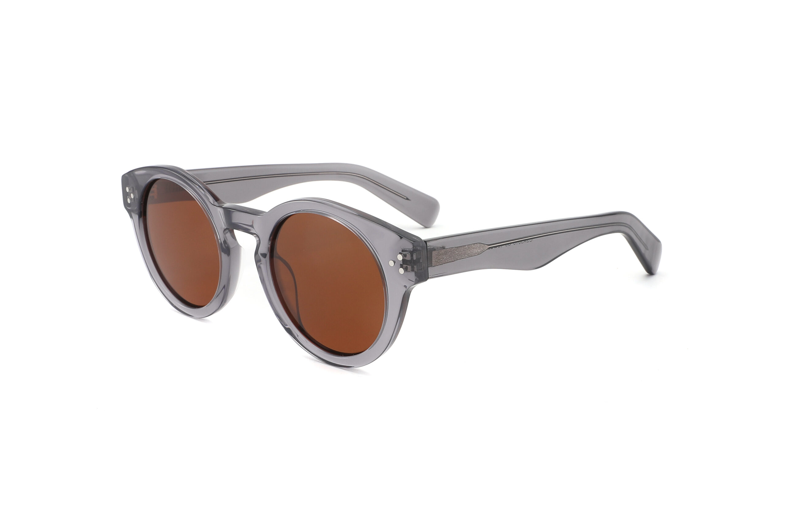 Vintage Artisan Round Acetate Sunglasses - CSA3010