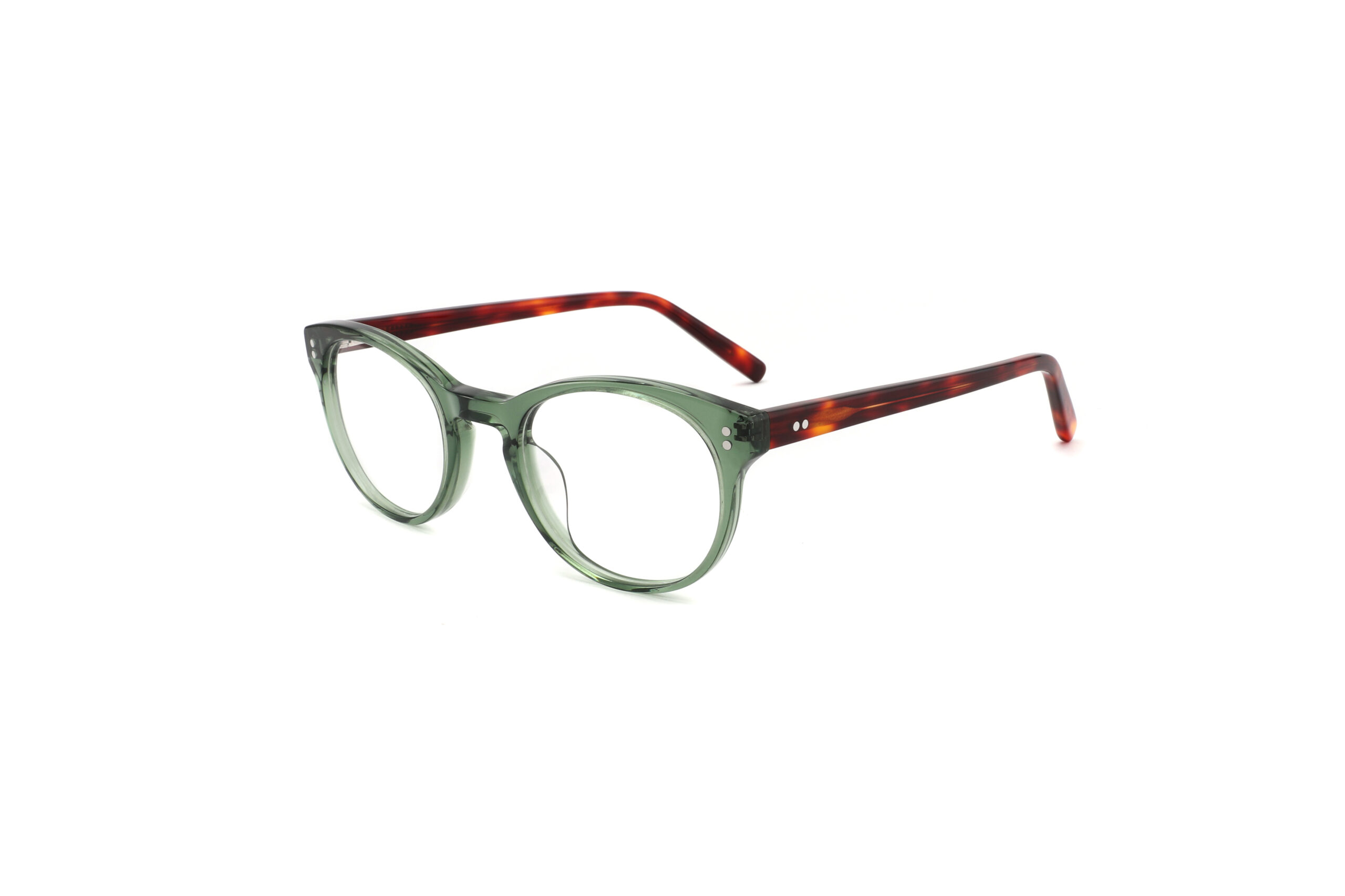 COA3007 Soft Round-Square Full-Rim Acetate Optical Glasses