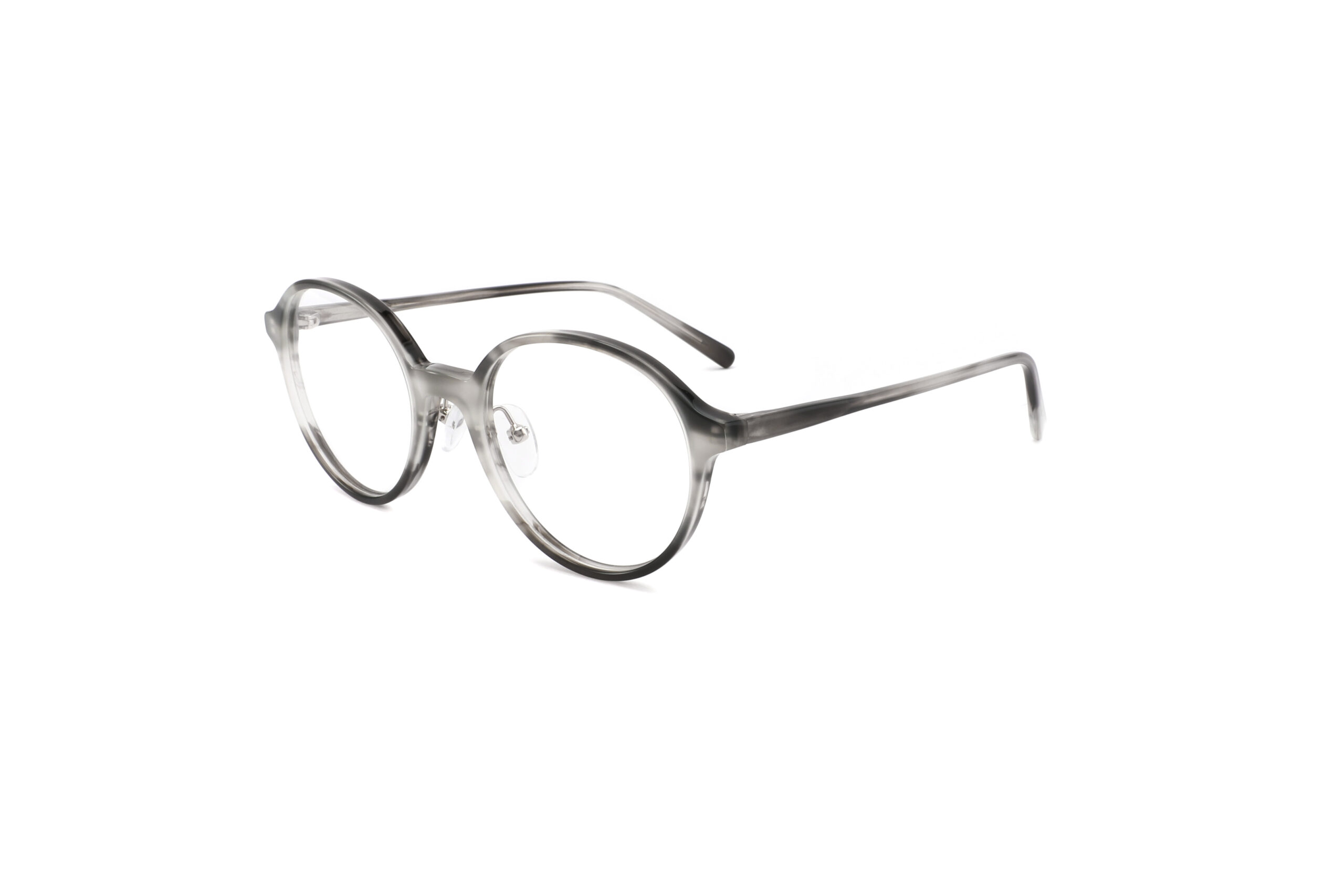 COA3004 Vintage Round Acetate Optical Frames with Adjustable Nose Pads