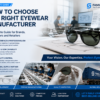 How to Choose the Right Eyewear Manufacturer A Complete Guide for Brands, Distributors and Retailers